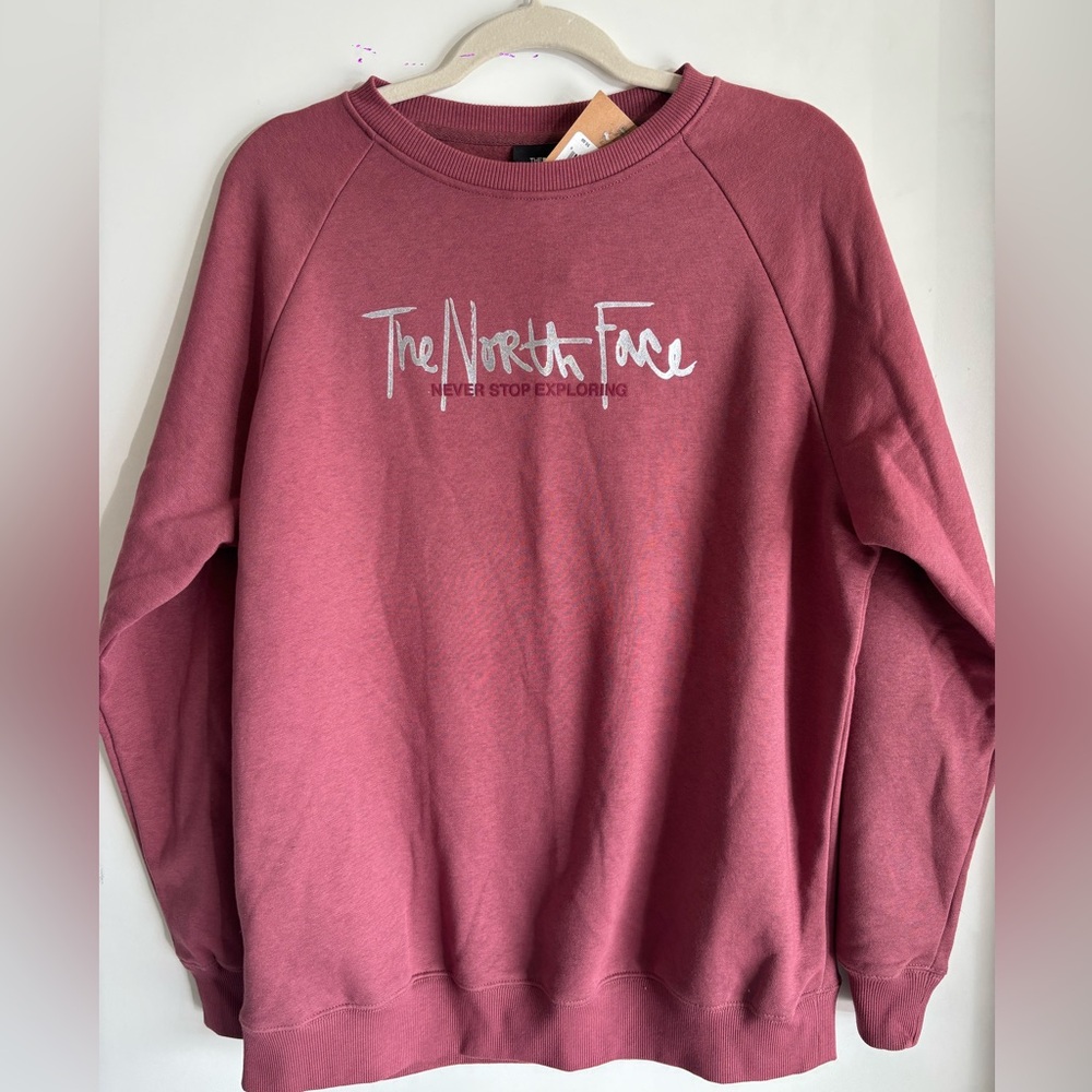 The North Face Maroon Crewneck Sweater SZ L